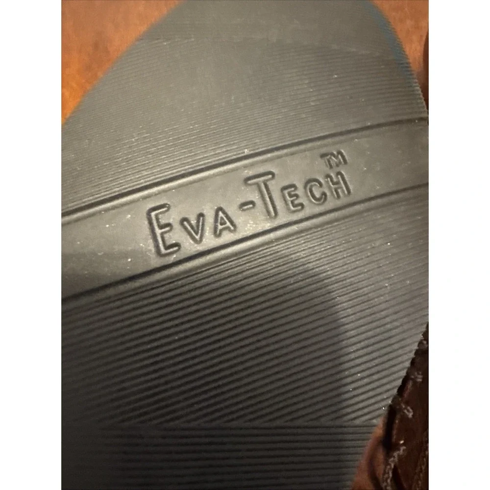 Vintage Union Made USA Leather Oxford Shoes 9.5D EVA-Tech Sole Workwear UFCW 80s